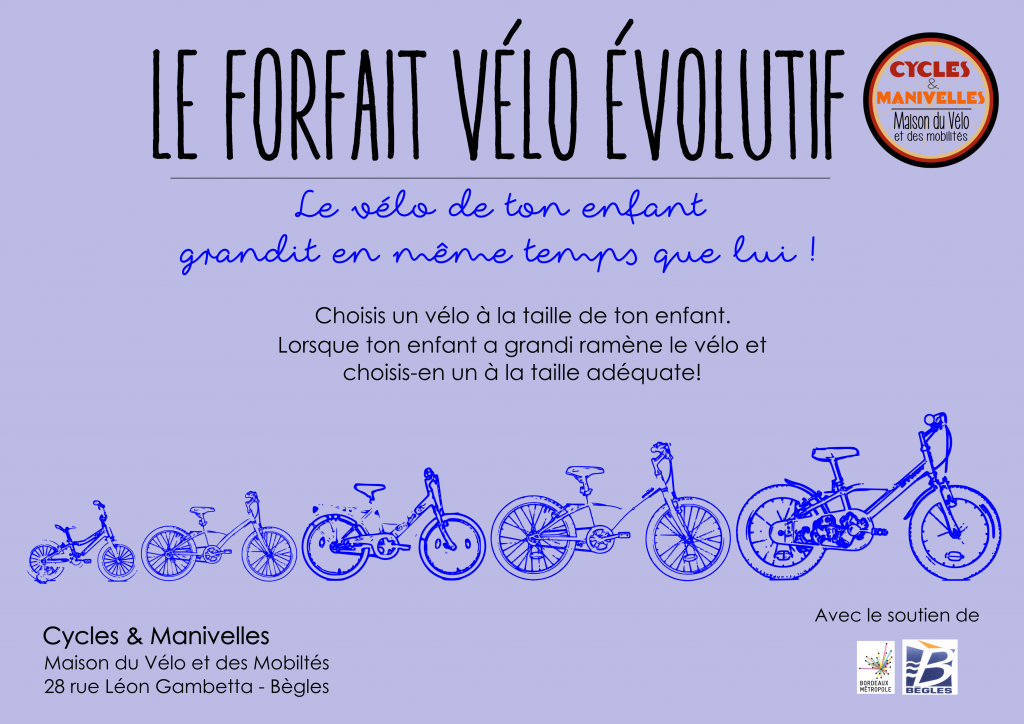 vélo évolutif