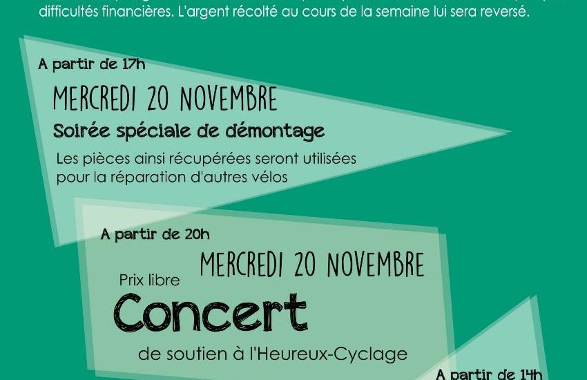 affiche du programme de notre Semaine Europeenne de Reduction des Dechets