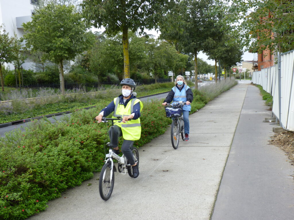 photo de la dernière session de vélo école adultes