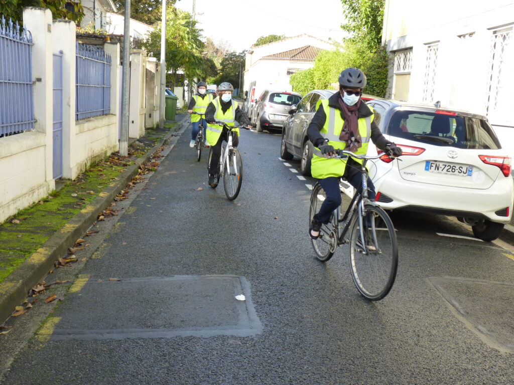 photo de la dernière session de vélo école adultes