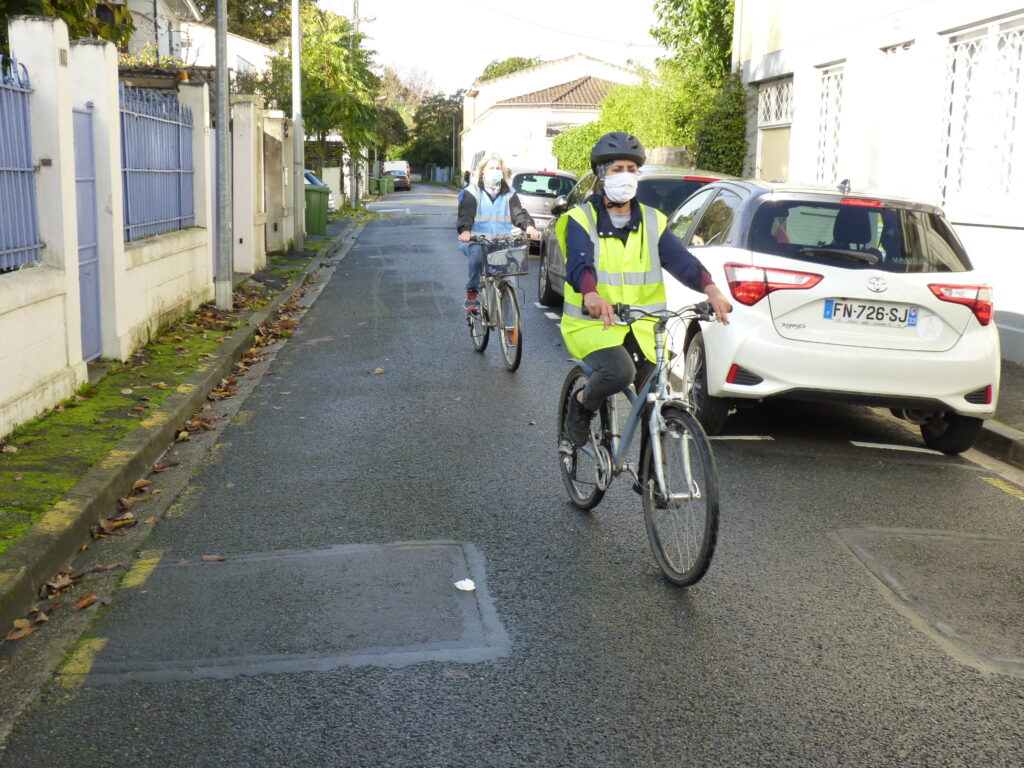 photo de la dernière session de vélo école adultes