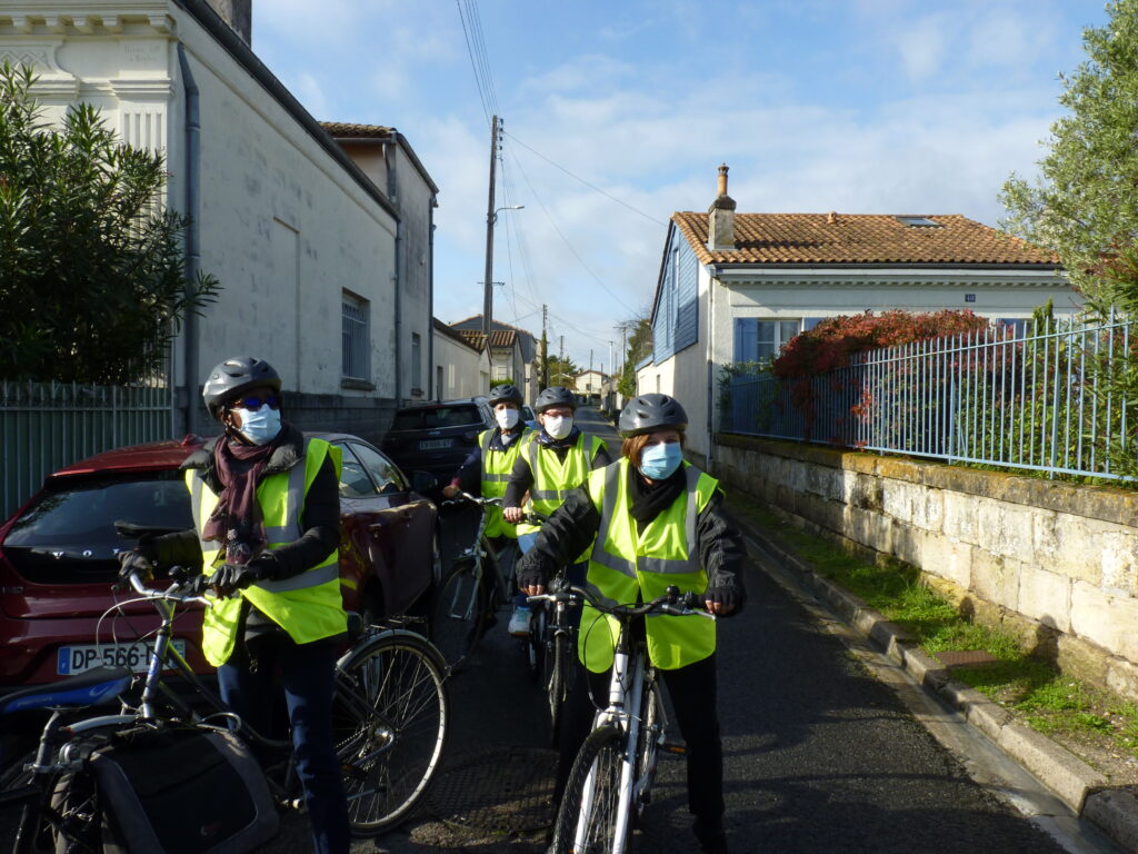 photo de la dernière session de vélo école adultes