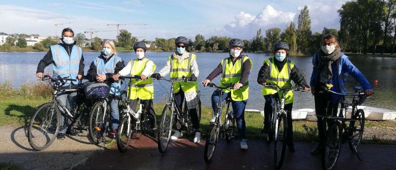 photo de la dernière session de vélo école adultes