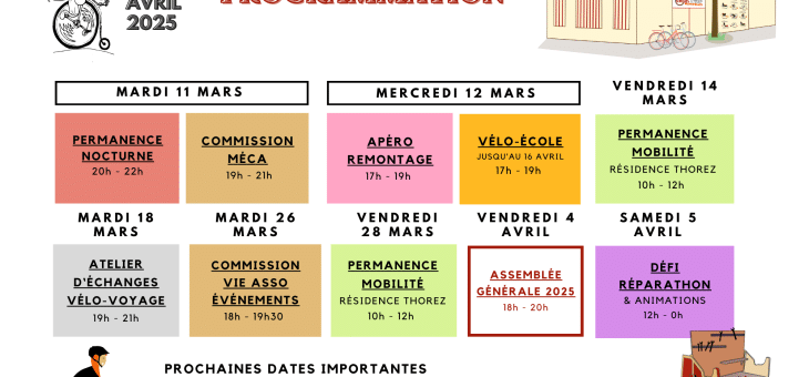 Programmation mars-avril