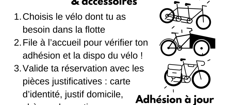 Le prêt de vélos atypiques