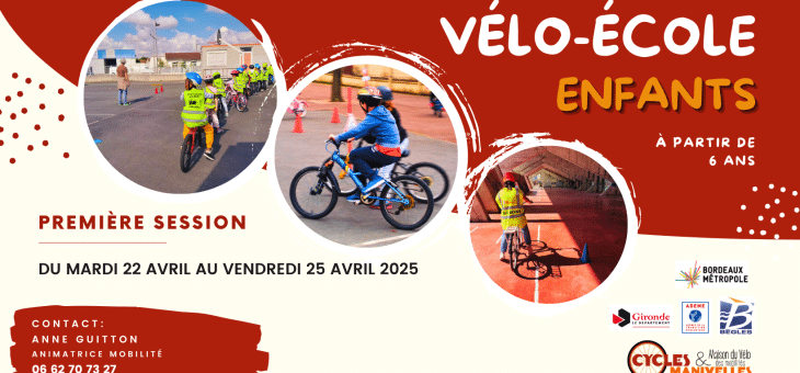 Premier stage de vélo-école enfants !