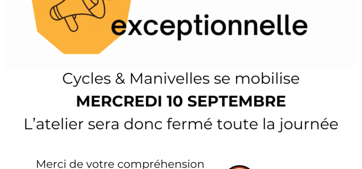 Fermeture exceptionnelle