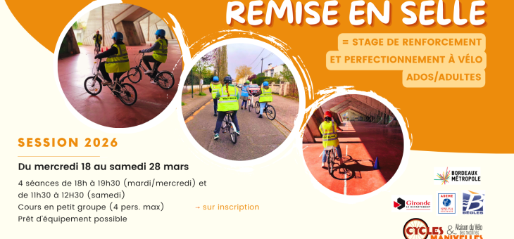 Remise en selle, nouveau stage