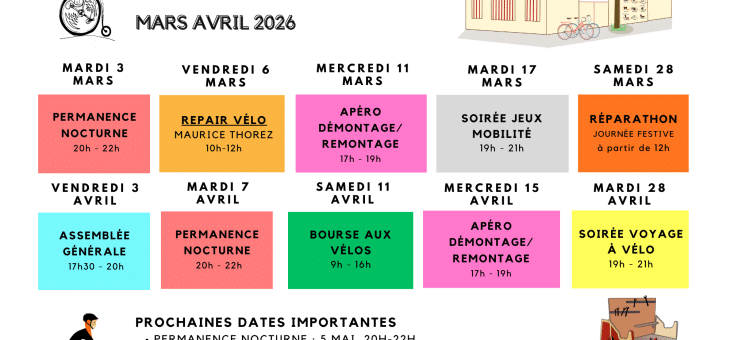 PROGRAMMATION MARS AVRIL
