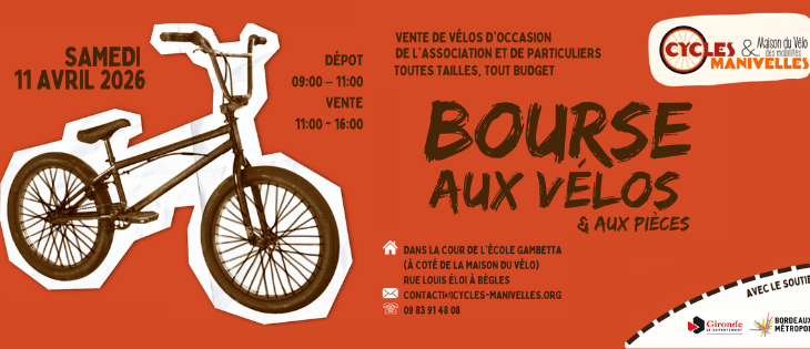 Bourse aux vélos de printemps